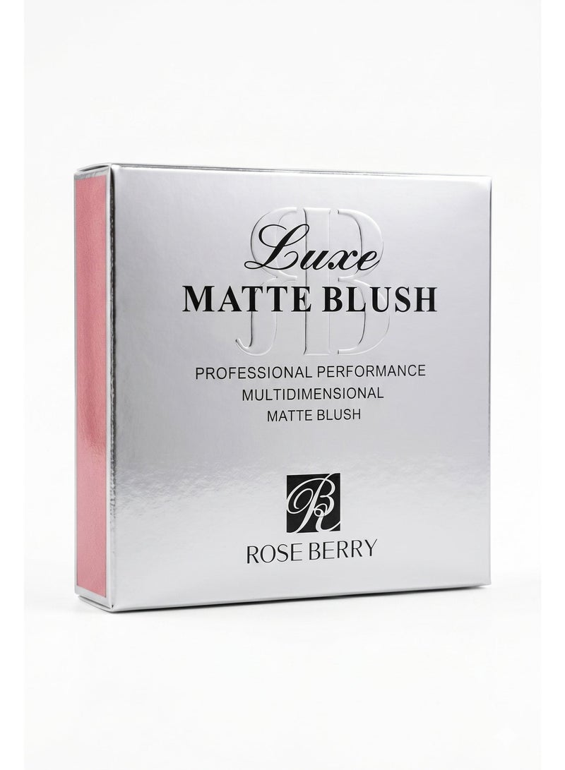 Luxe Matte Blush Palette Shade B open
