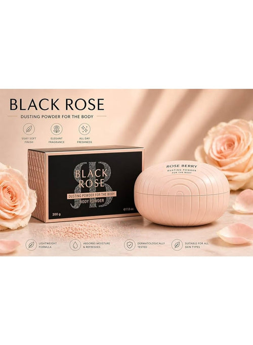 Black Rose Dusting Powder For The Body 200g