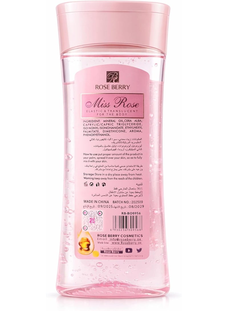Miss Rose Body Essence Oil texture
