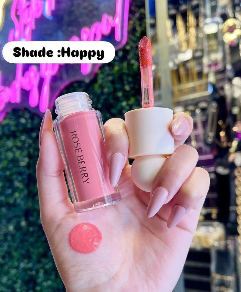Liquid Blusher Happy 01 swatch