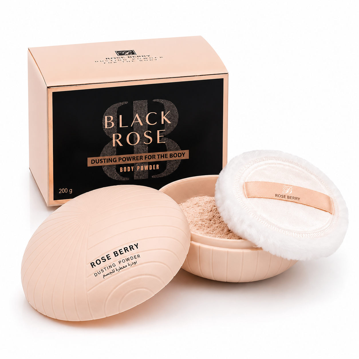 Rose Berry Black Rose Body Powder