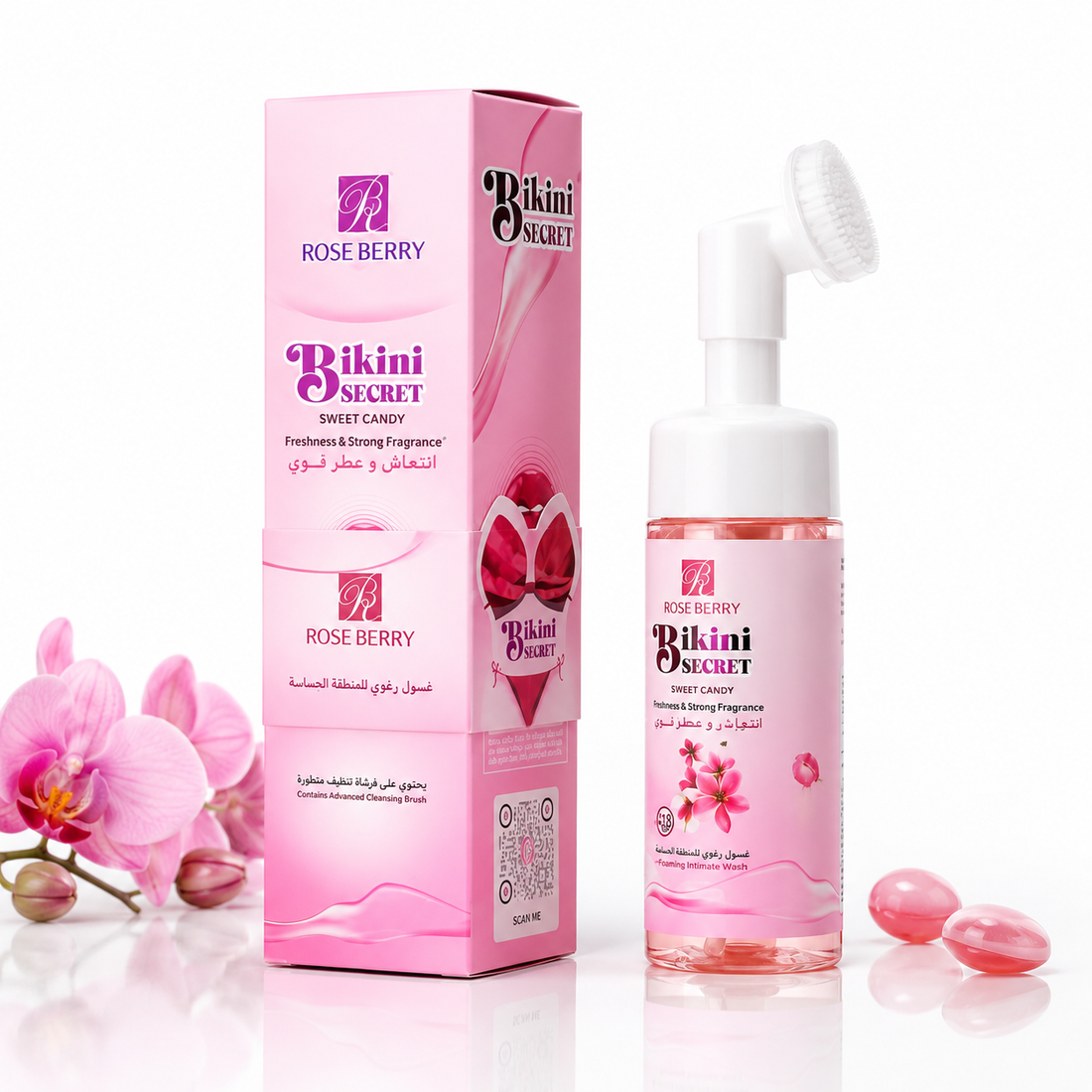 Rose Berry Bikini Secret Sweet Candy Foaming Wash