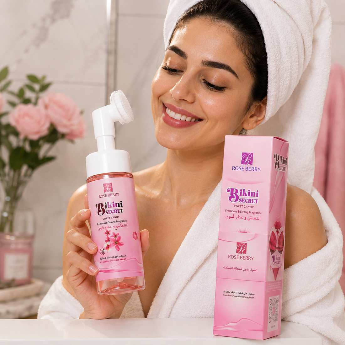 Rose Berry Bikini Secret Sweet Candy Foaming Wash