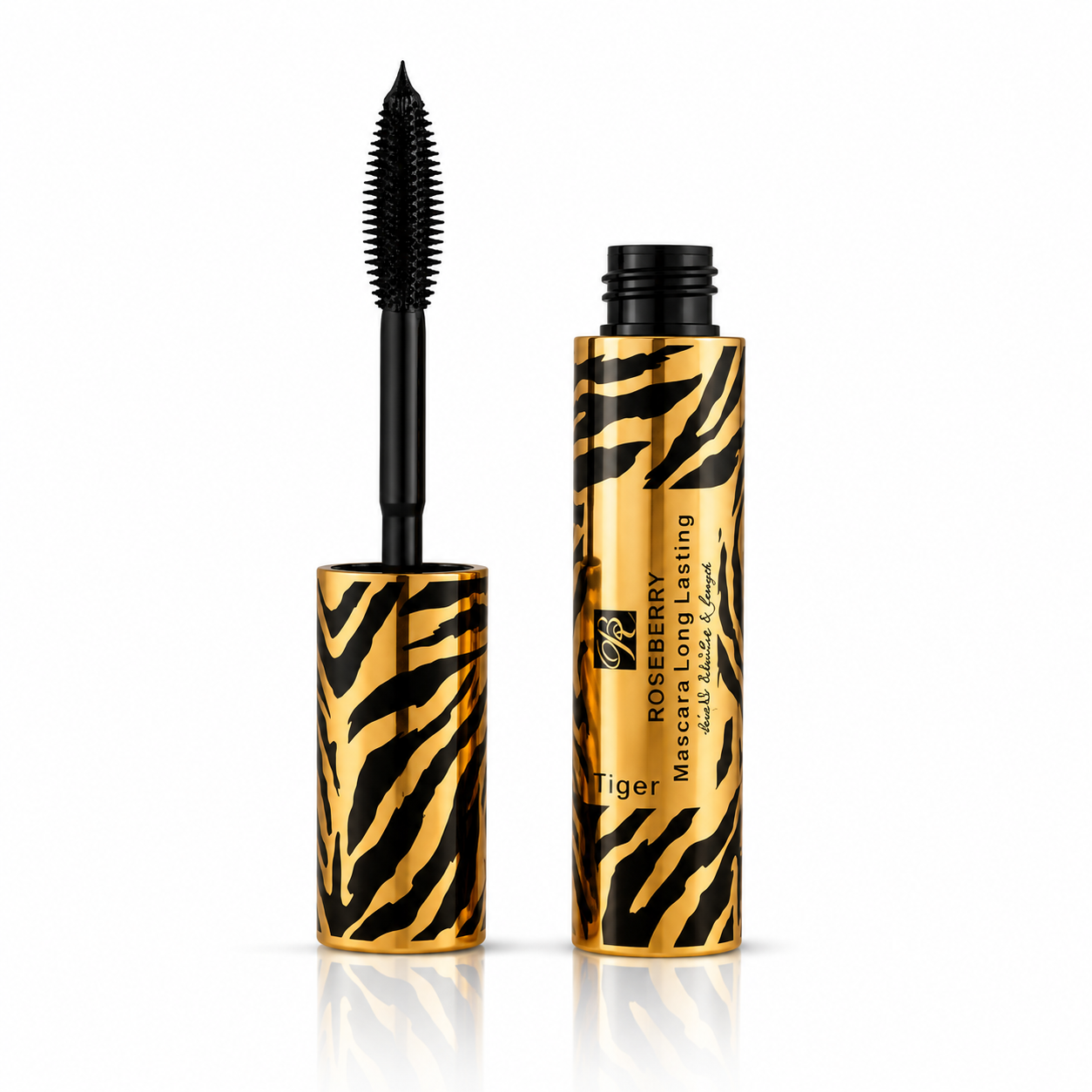 Rose Berry Tiger Mascara – Extra Volume & Long-Lasting Curl Effect