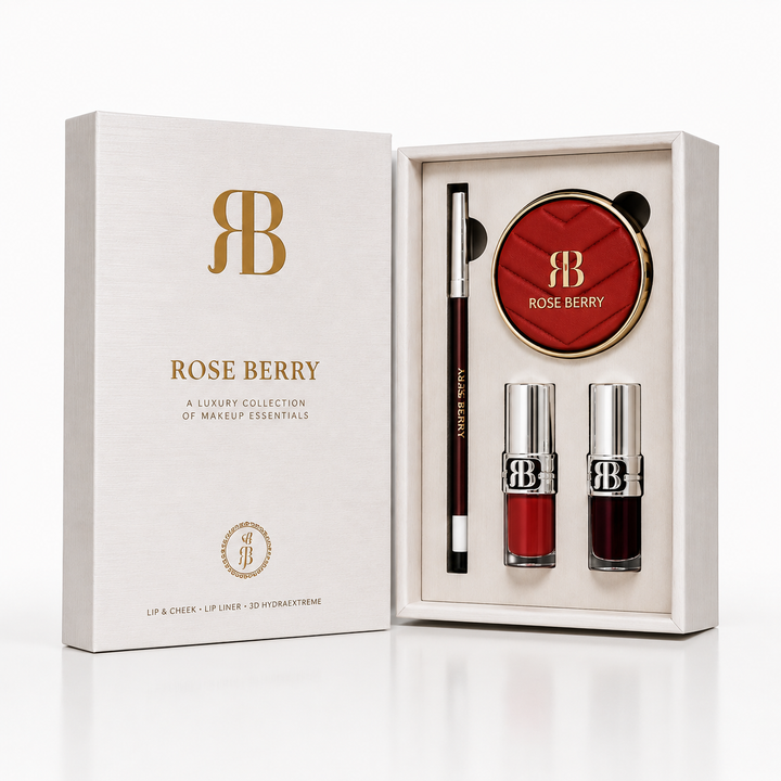 Rose Berry Makeup Gift Set