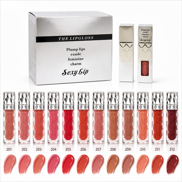 Rose Berry Lip Gloss Collection – 14 Shades