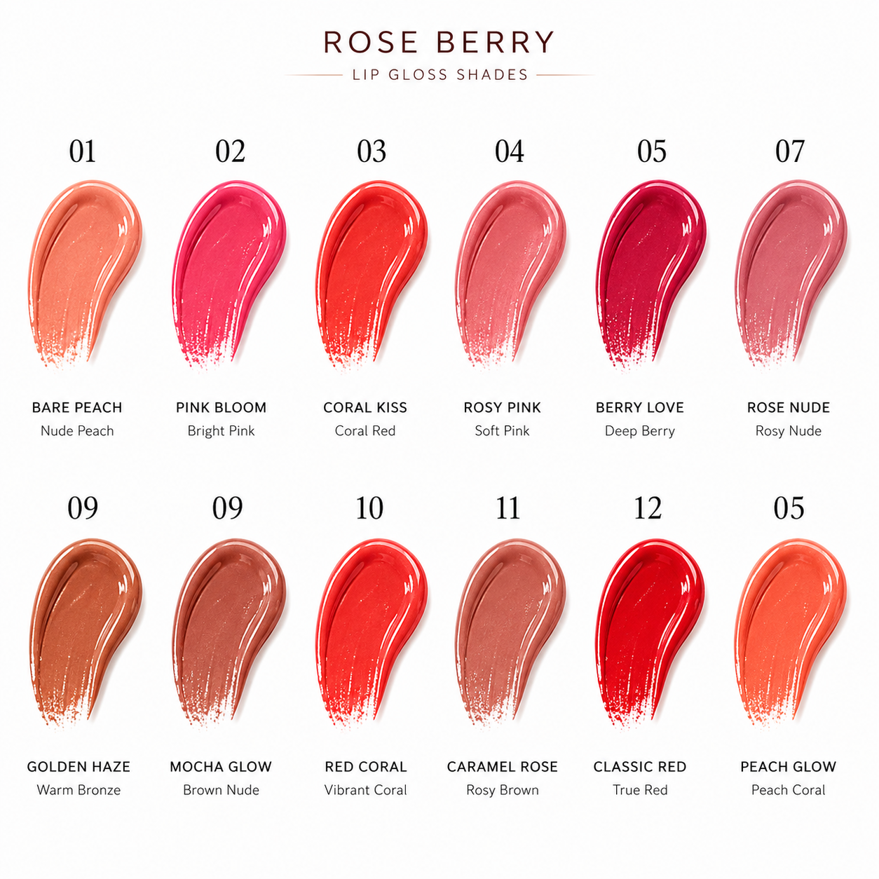 Rose Berry Perfectly Real Glossy Lip Gloss