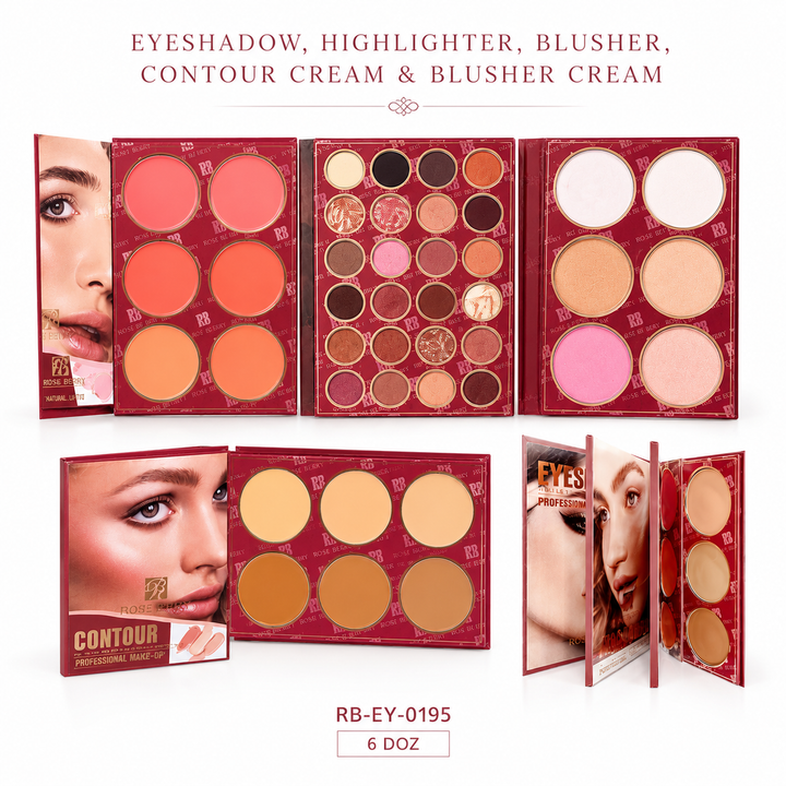 Rose Berry Professional Face & Eye Palette