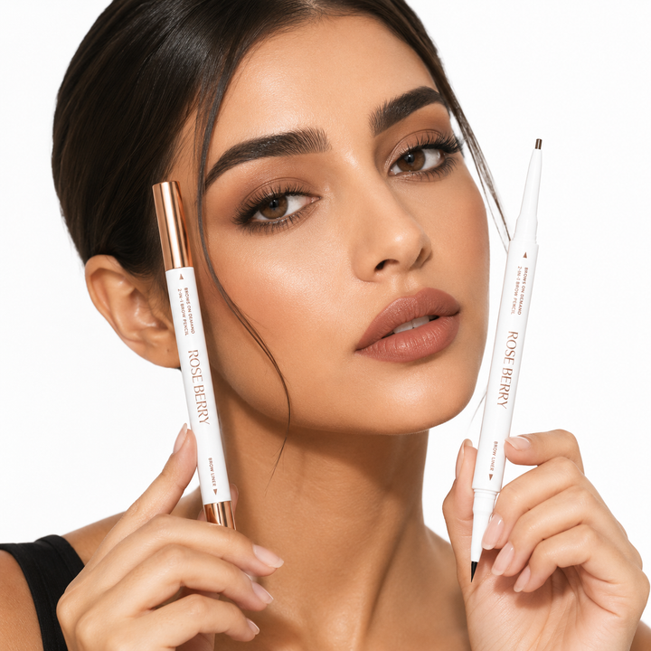 Rose Berry Brows On Demand 2-in-1 Brow Pencil