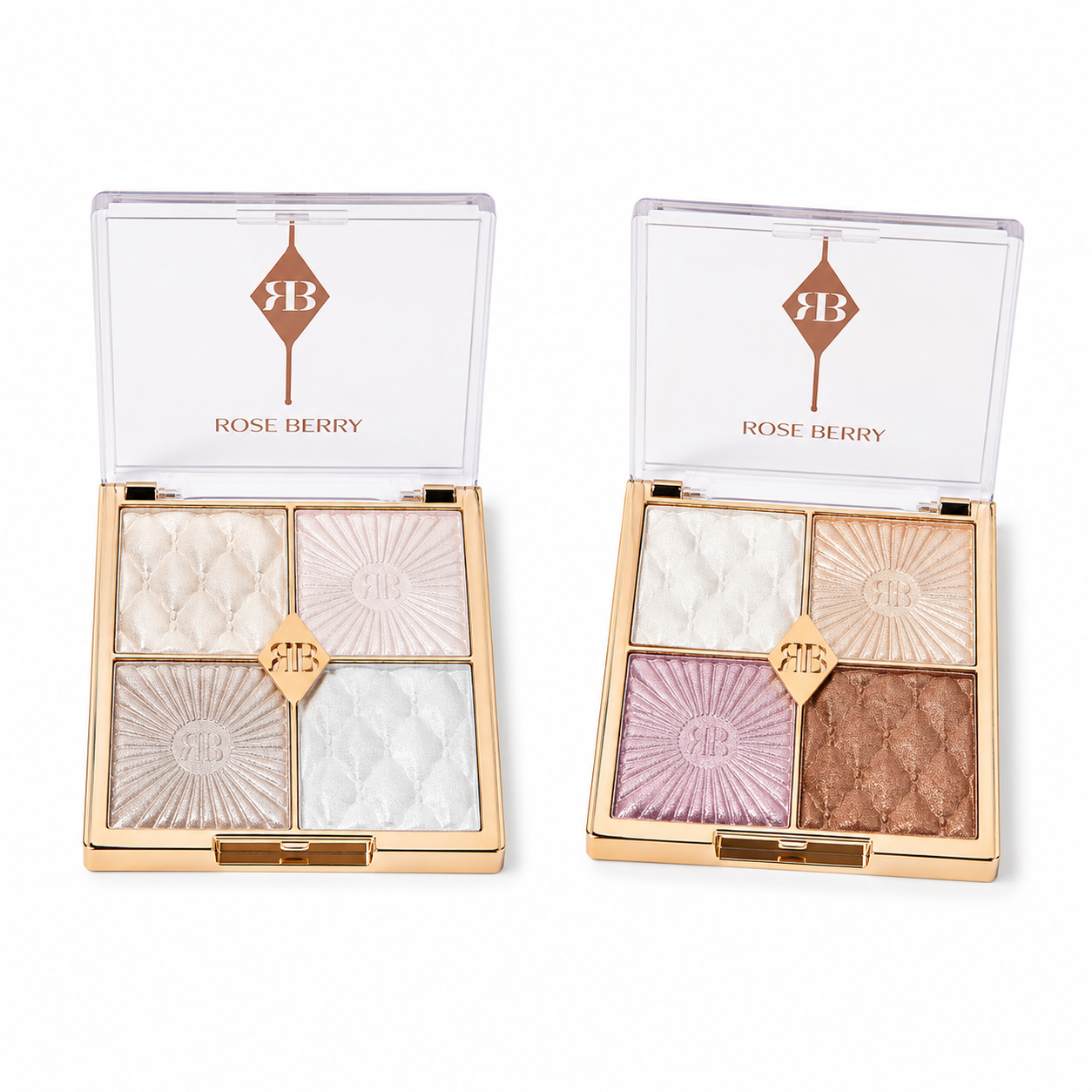 Rose Berry 4-Color Highlighter Palette