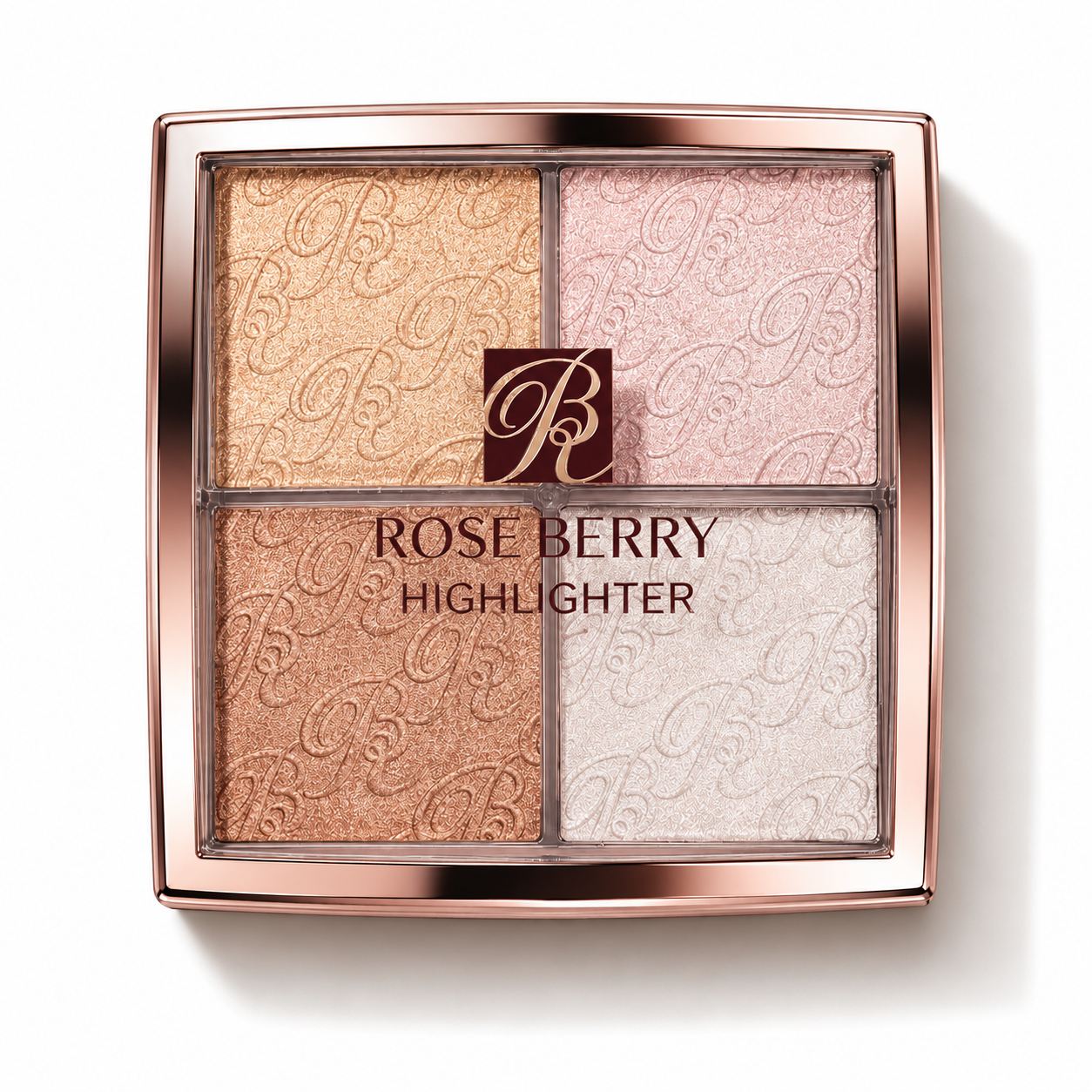 Rose Berry 4-in-1 Multicolour Highlighter Powder