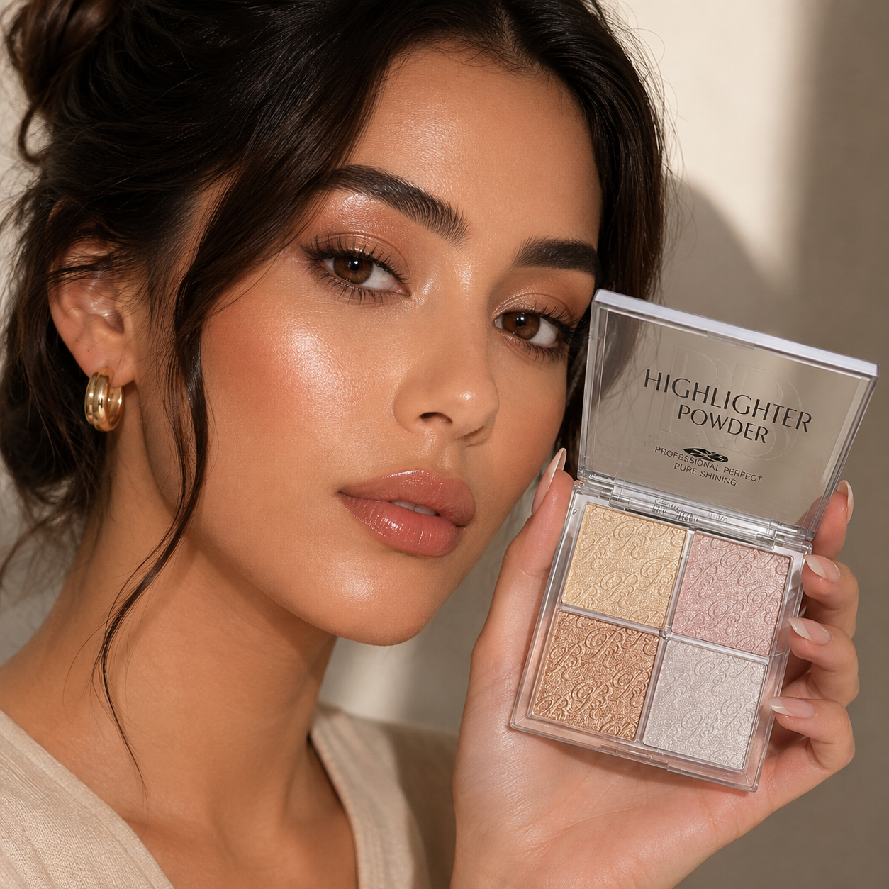 Rose Berry 4-in-1 Multicolour Highlighter Powder