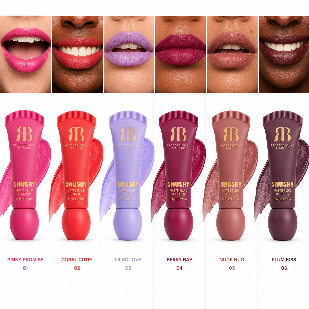 Rose Berry Smushy Matte Fluid Lip Blush