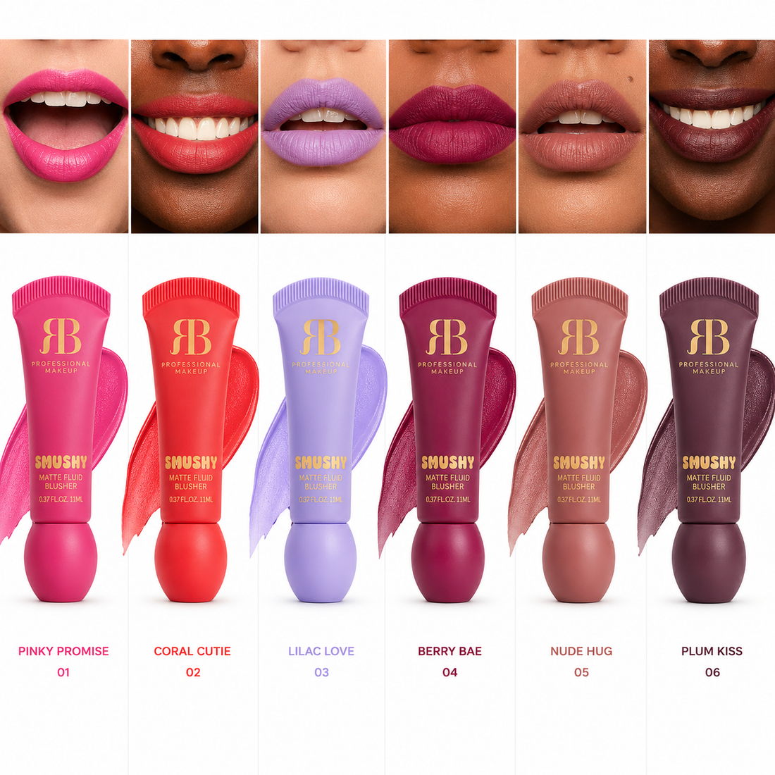 Rose Berry Smushy Matte Fluid Lip Blush