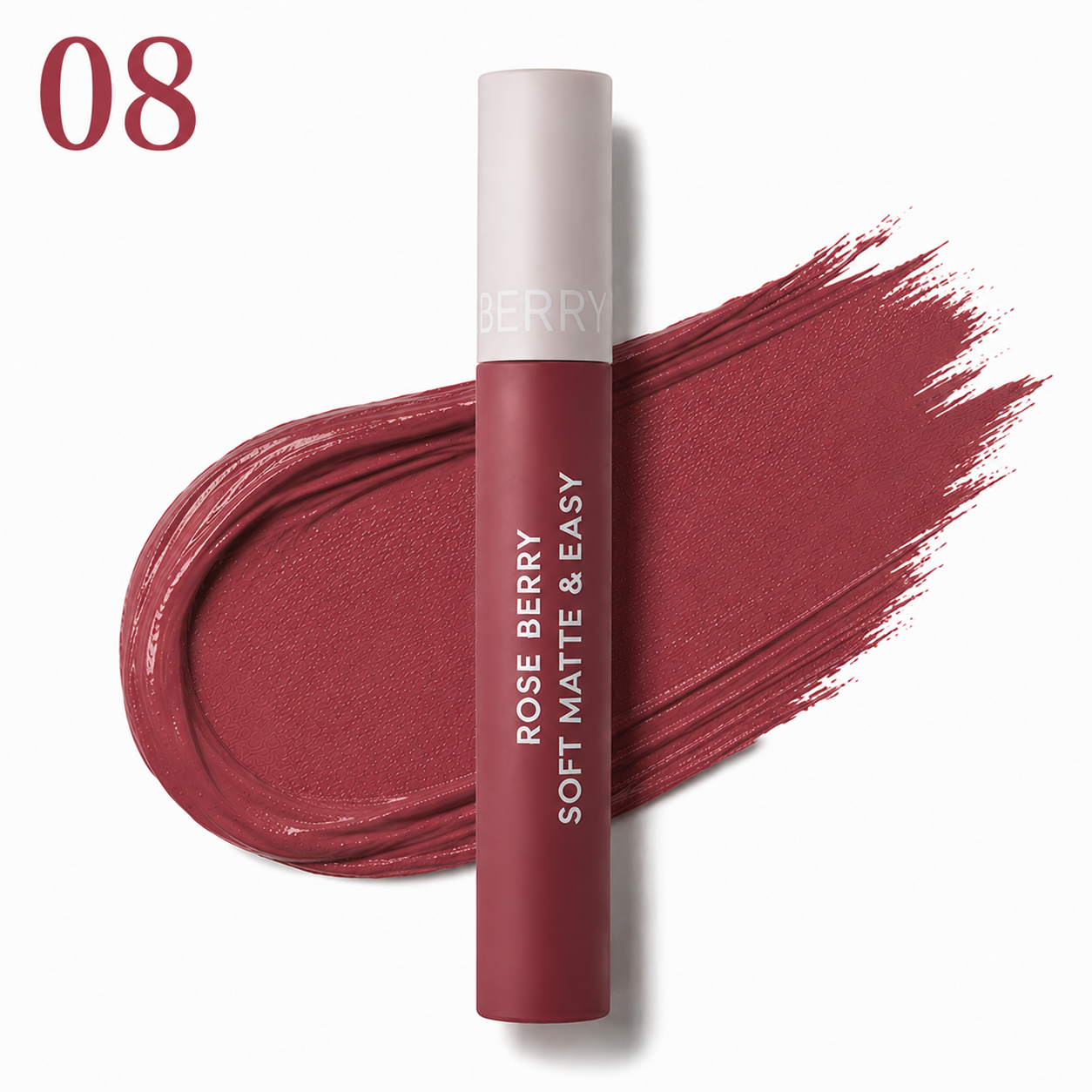 Rose Berry Soft Matte & Easy Lip Gloss