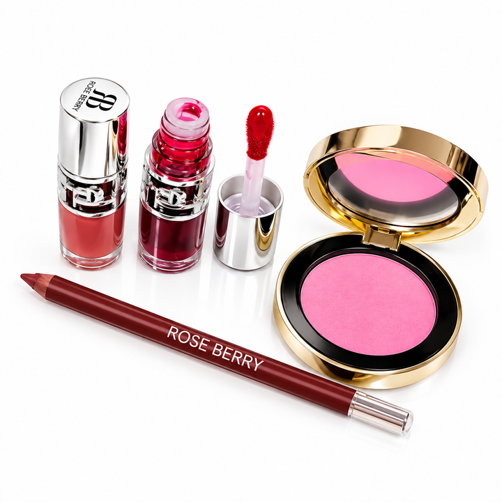 Rose Berry Makeup Gift Set