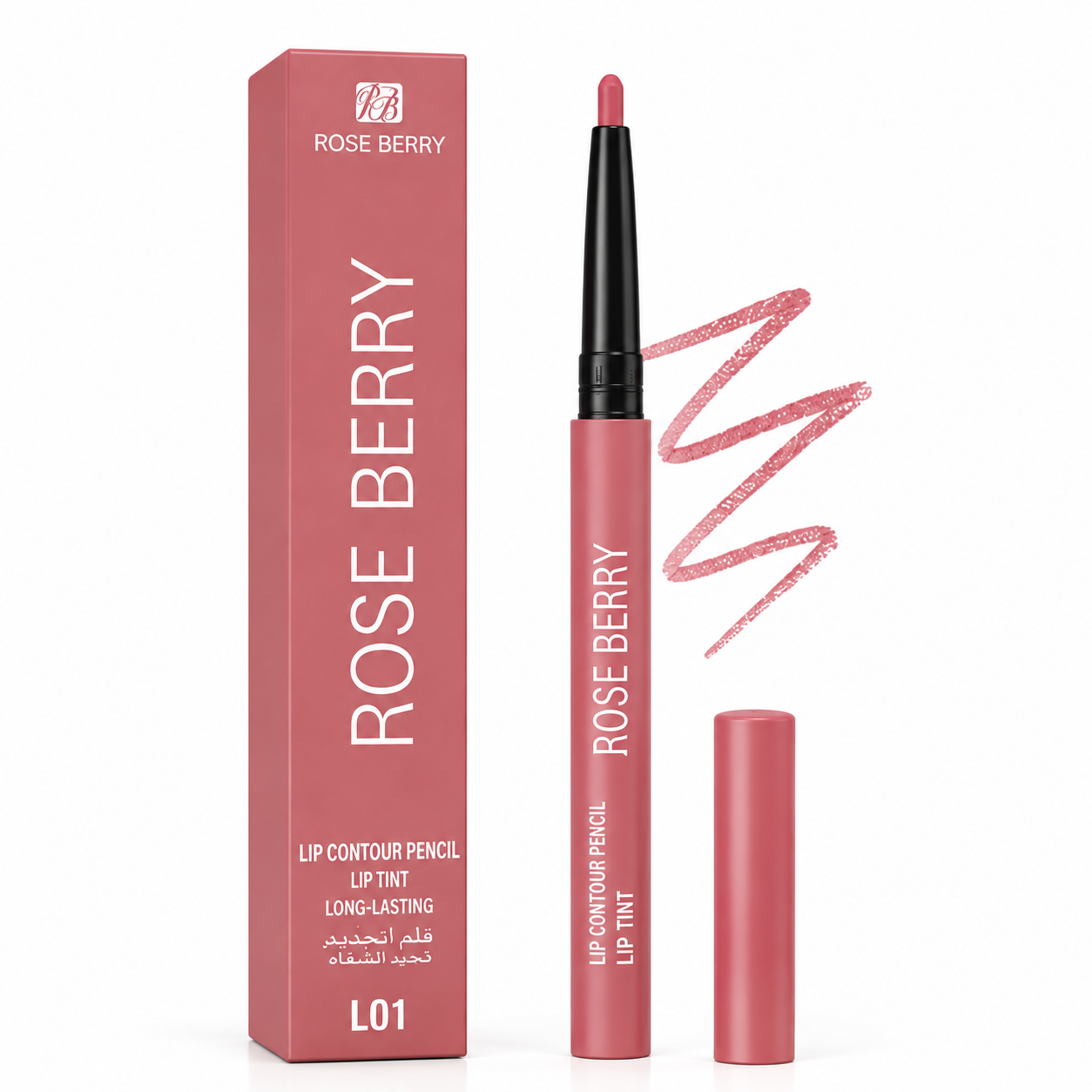 Rose Berry Long Lasting Lip Contour Pencil Matte