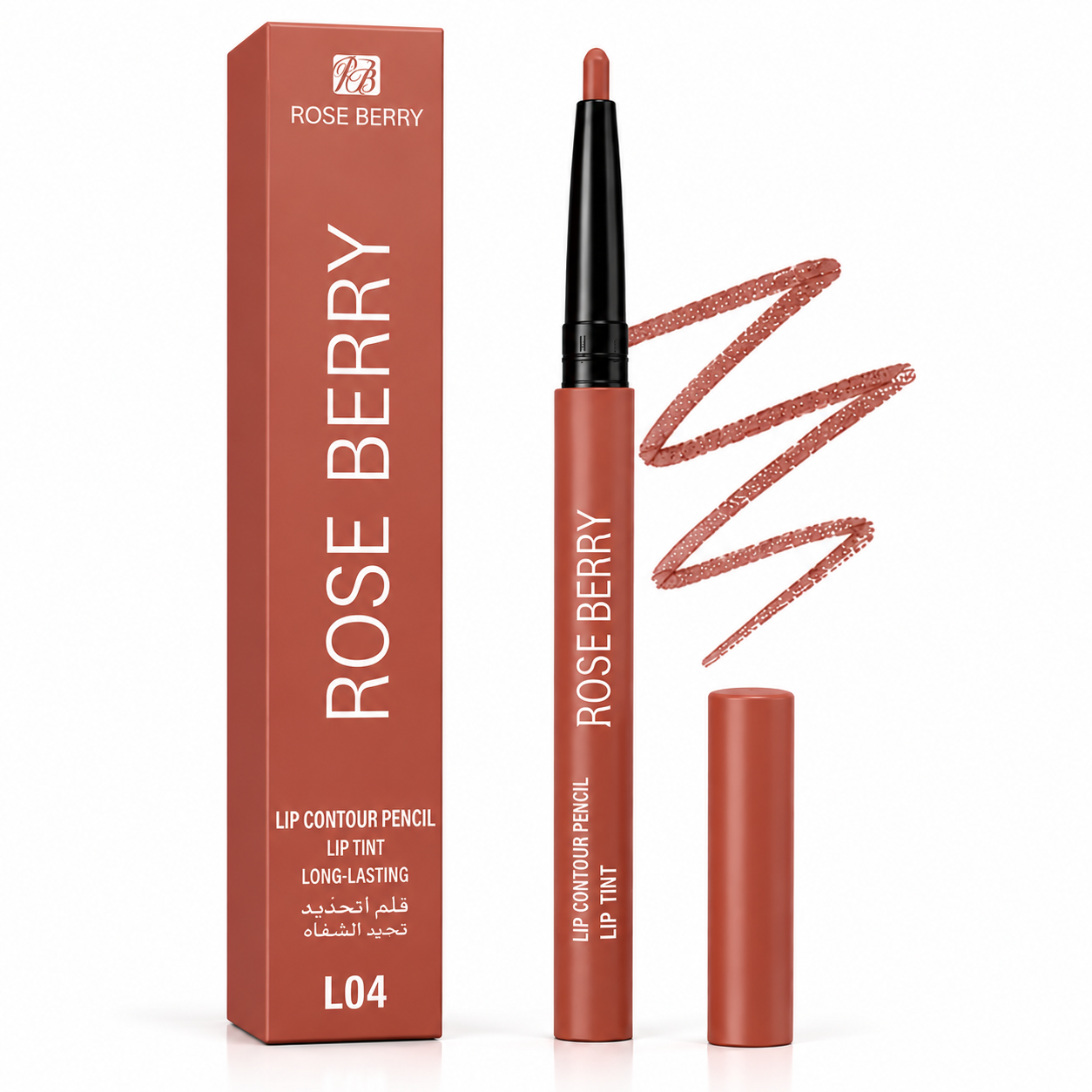 Rose Berry Long Lasting Lip Contour Pencil Matte