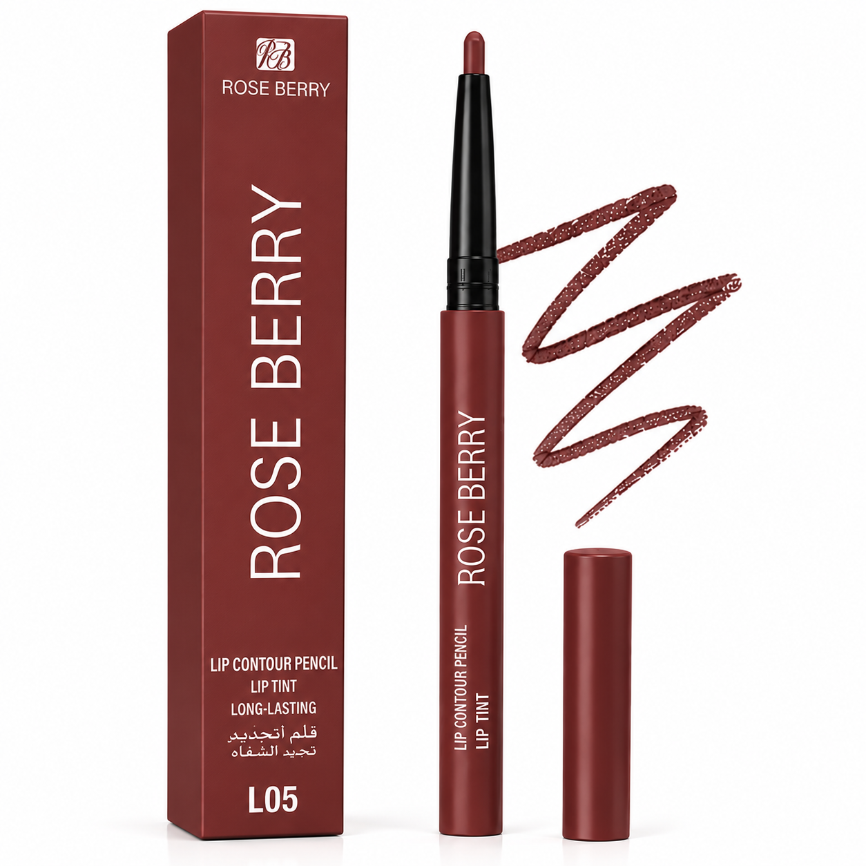 Rose Berry Long Lasting Lip Contour Pencil Matte