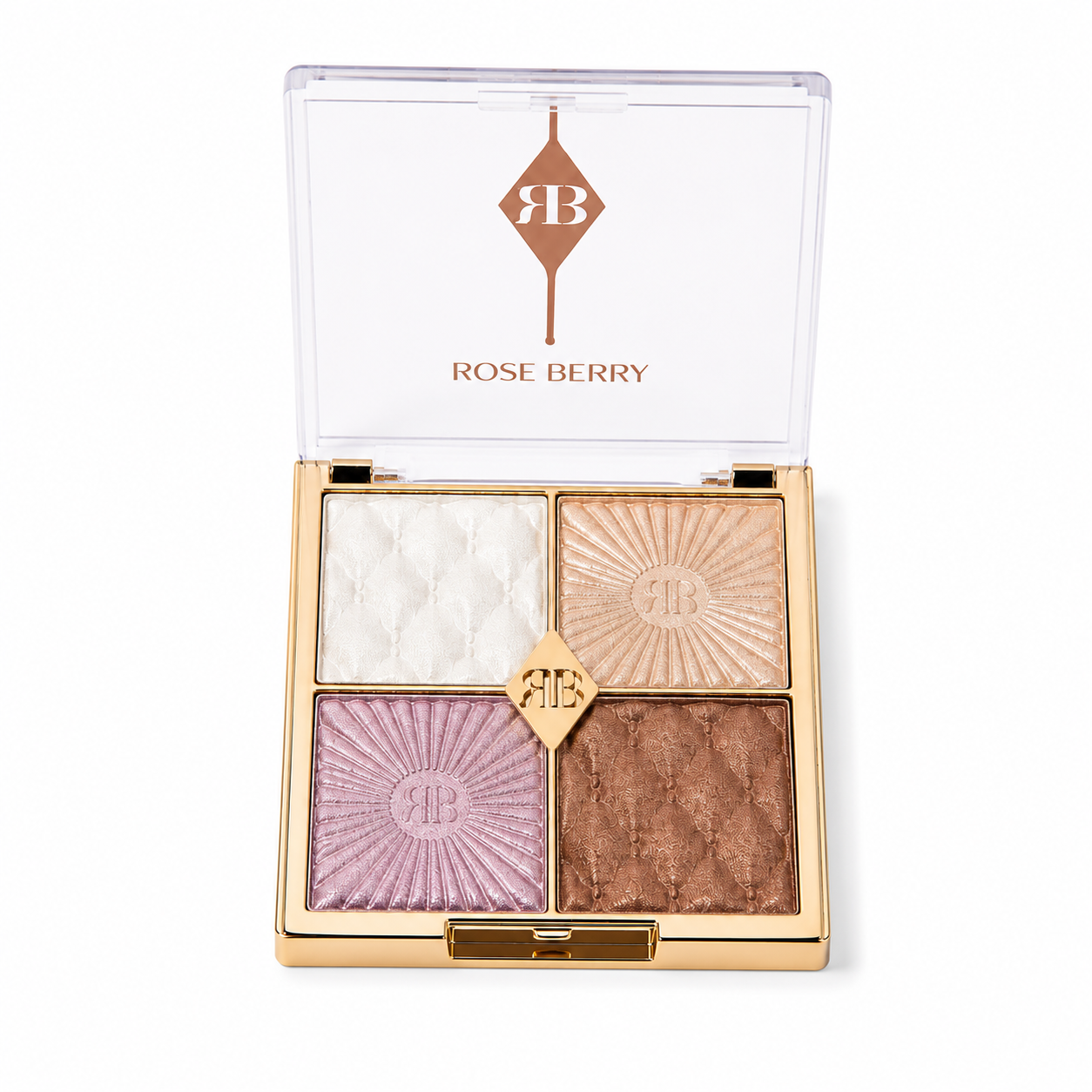 Rose Berry 4-Color Highlighter Palette