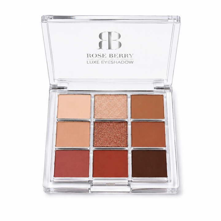 Rose Berry Luxe 9-Color Eyeshadow Palette