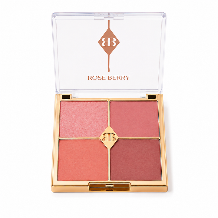 Rose Berry 4-Color Blush Palette