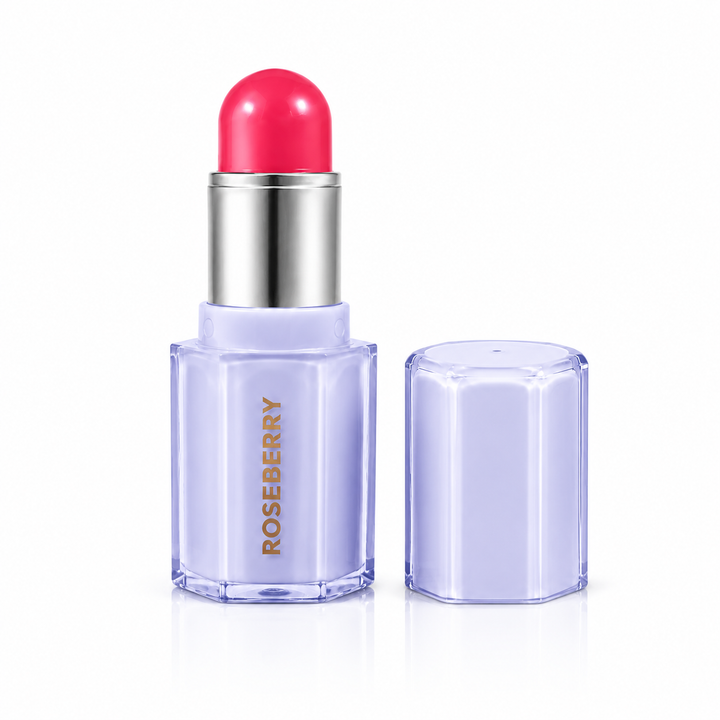 Rose Berry Buttery Bliss PH Color Changing Blush Stick Creamy