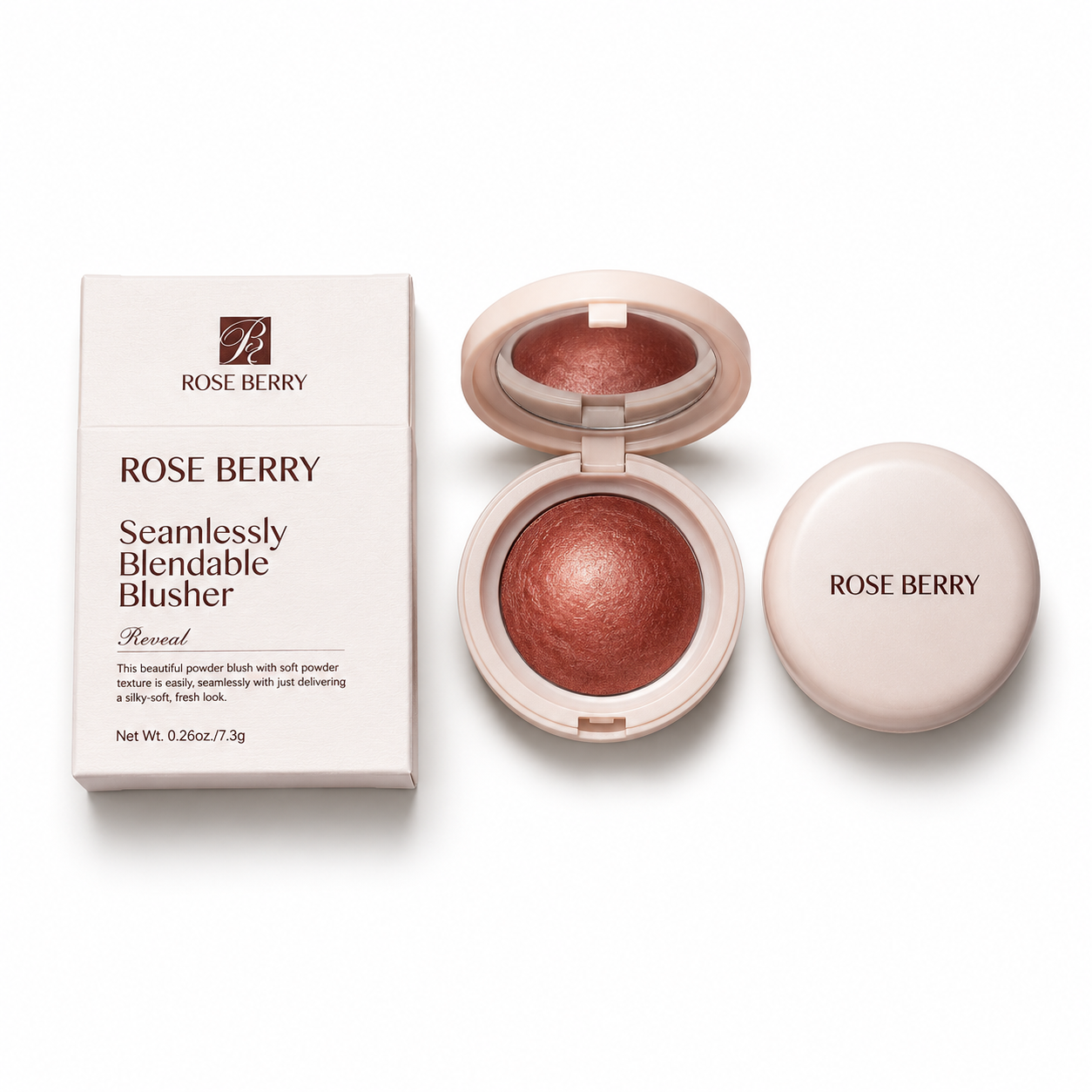 ROSE BERRY Powder Blusher Dupe rare beauty