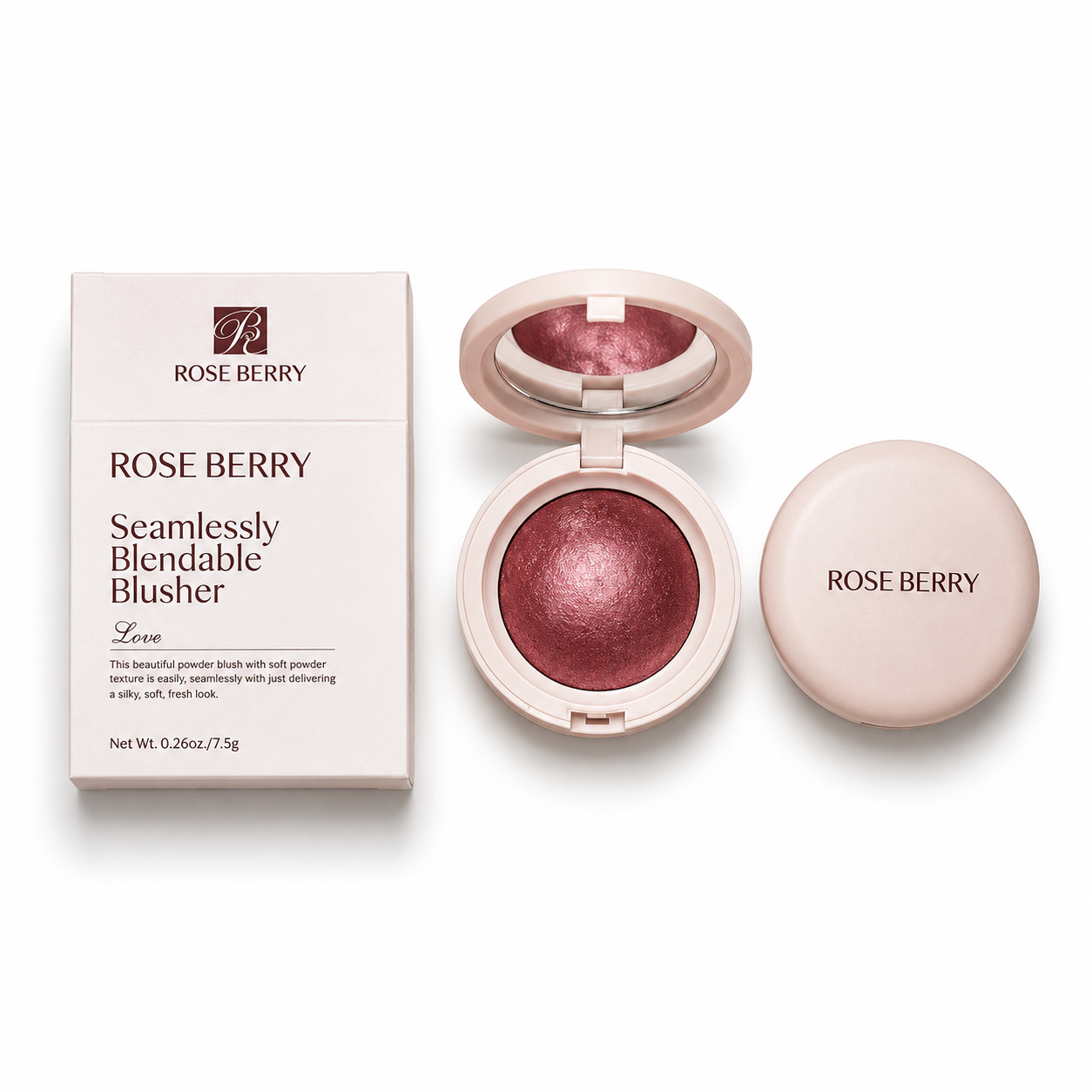 ROSE BERRY Powder Blusher Dupe rare beauty