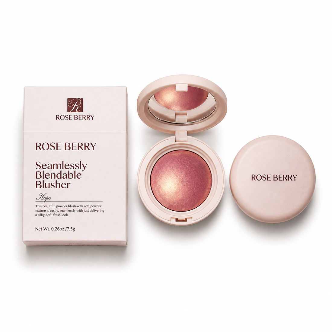 ROSE BERRY Powder Blusher Dupe rare beauty