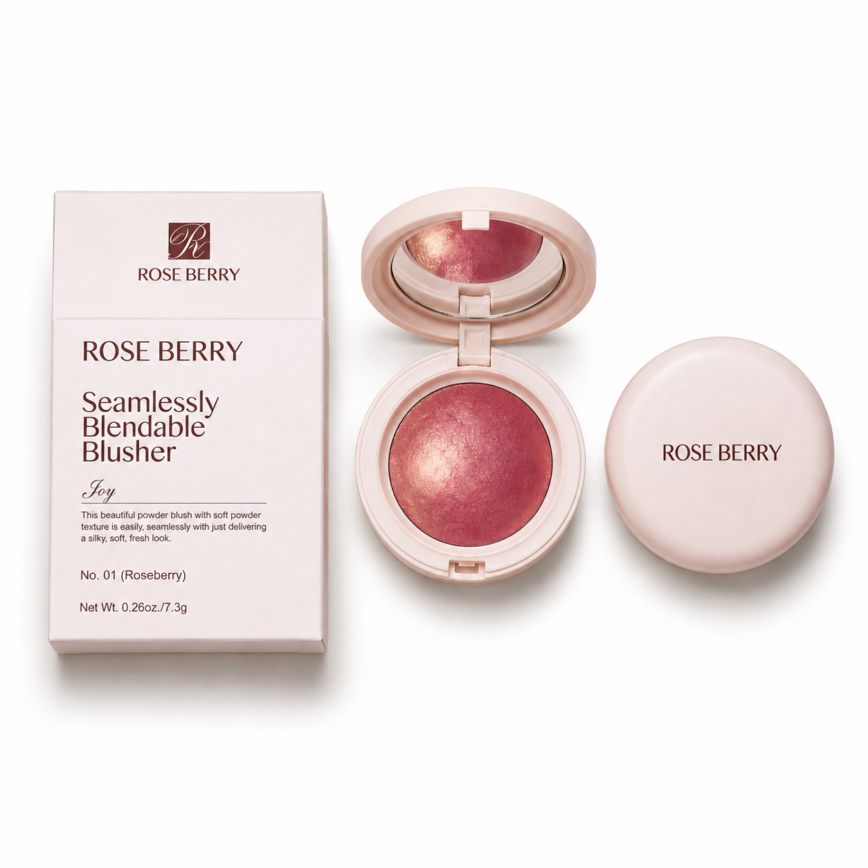 ROSE BERRY Powder Blusher Dupe rare beauty