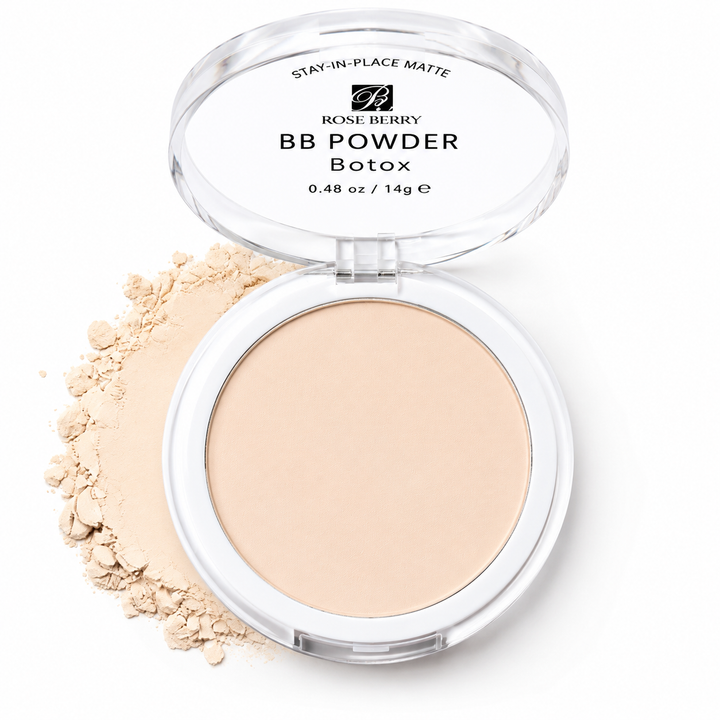 Rose Berry BB Powder – Stay-In-Place Matte Powder Foundation