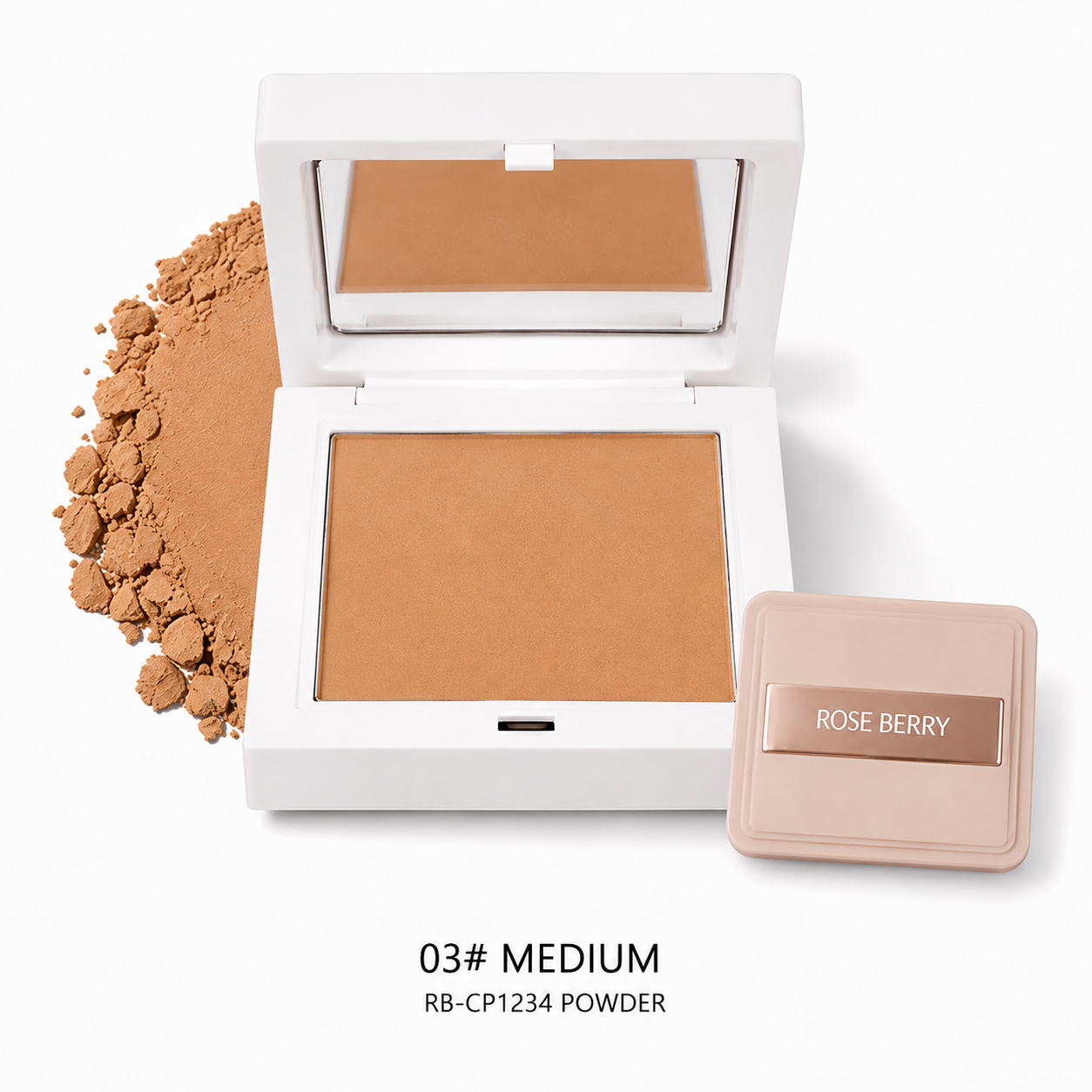 Rose Berry Compact Powder – 4 Shades