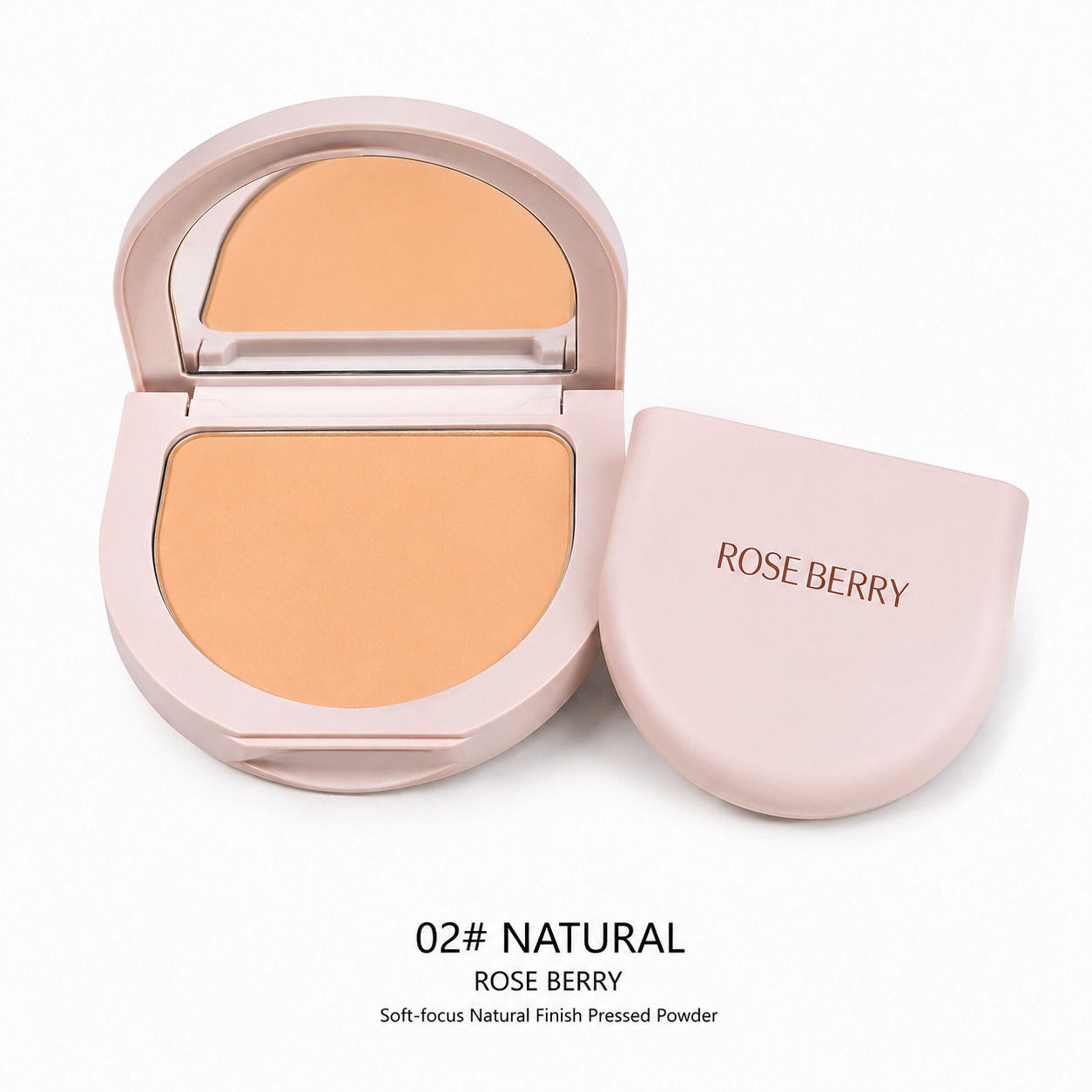 Rose Berry Soft-Focus Natural Finish Pressed Powder
