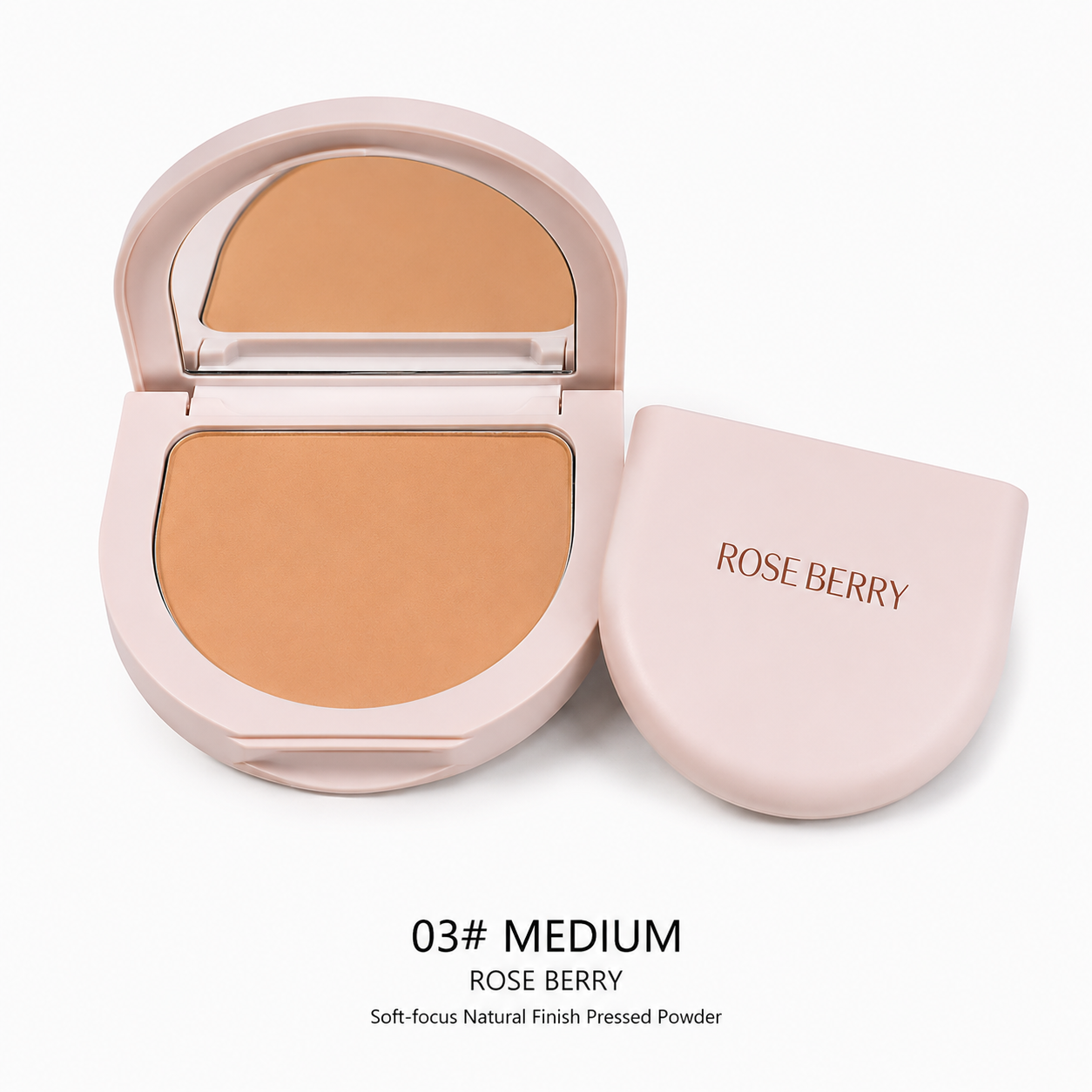 Rose Berry Soft-Focus Natural Finish Pressed Powder