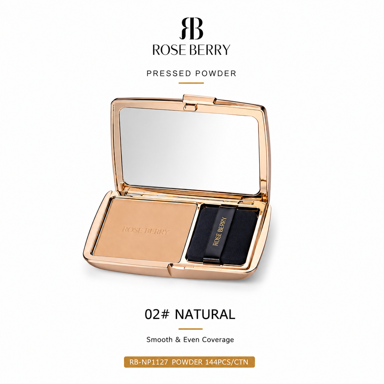 Rose Berry Professional Performance Pressed Powder