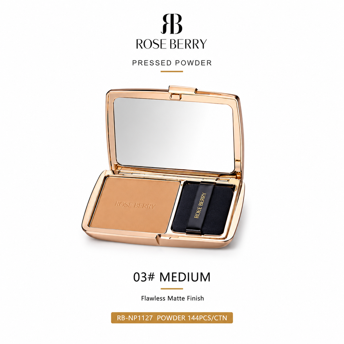 Rose Berry Professional Performance Pressed Powder