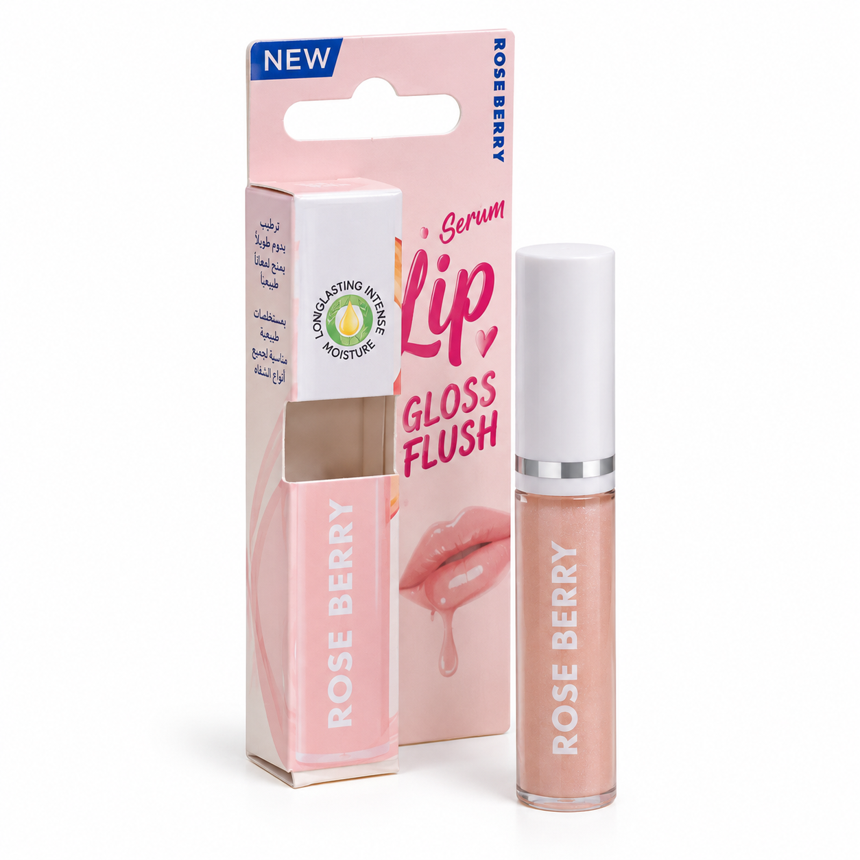 Rose Berry Serum Lip Gloss Flush