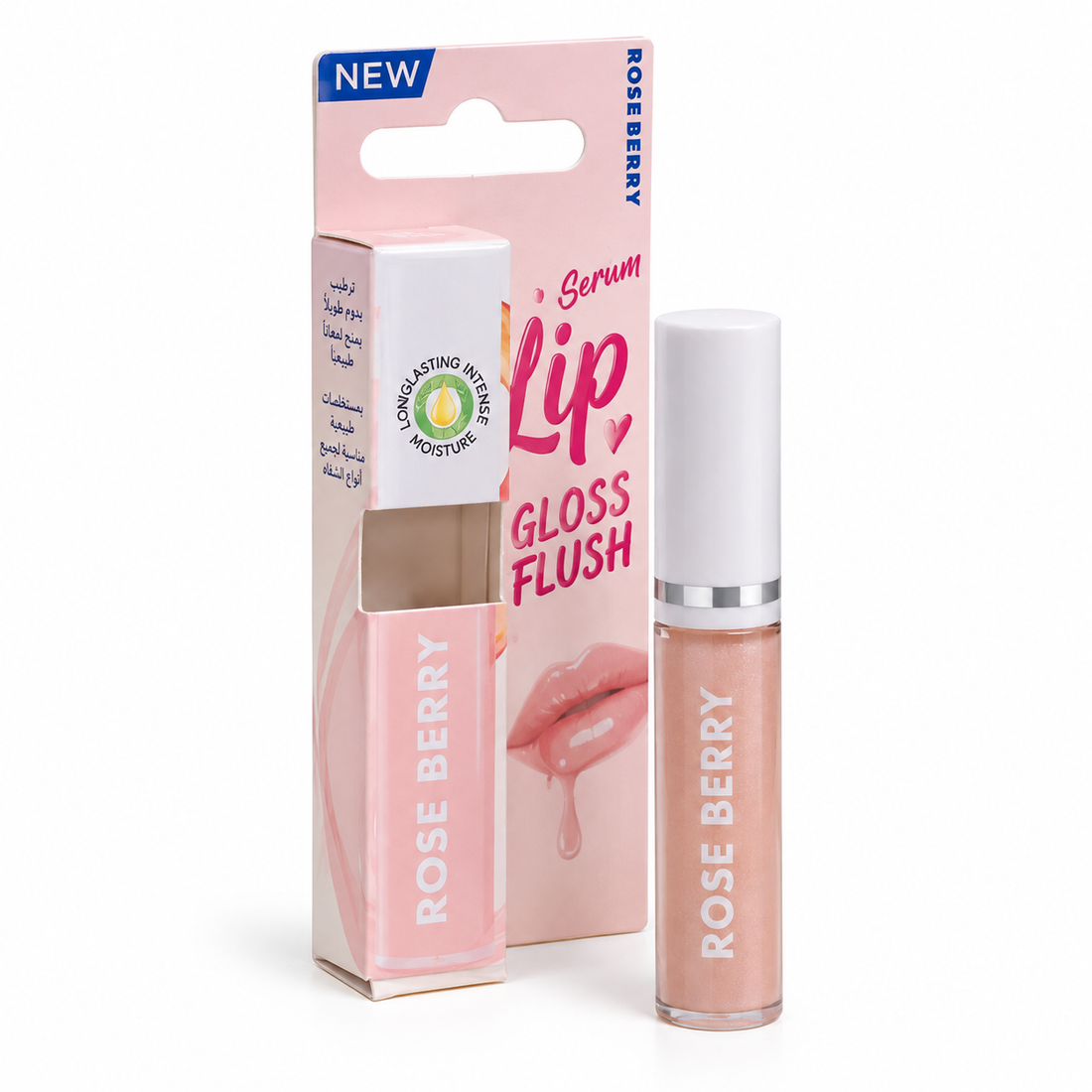 Rose Berry Serum Lip Gloss Flush