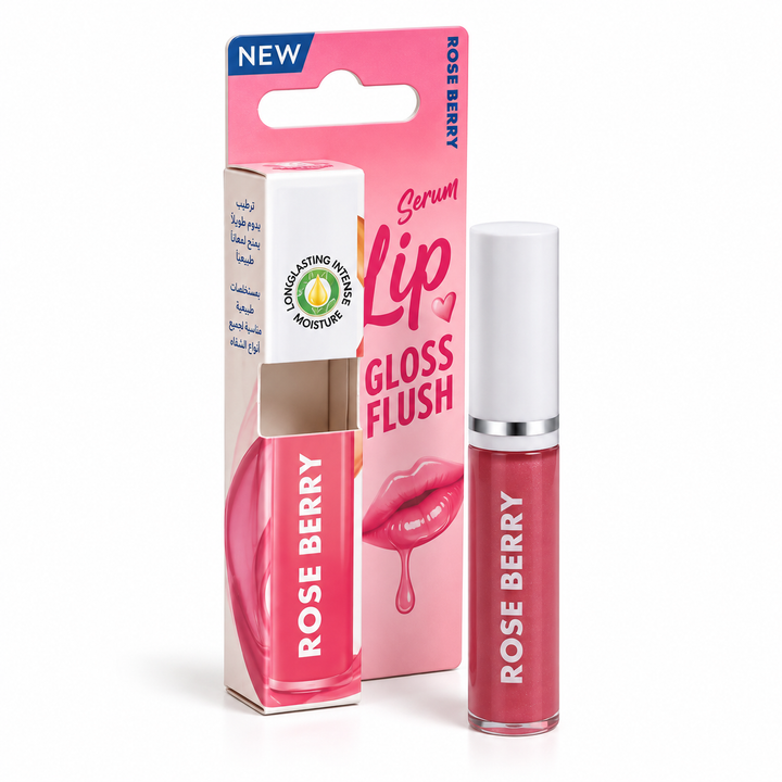 Rose Berry Serum Lip Gloss Flush