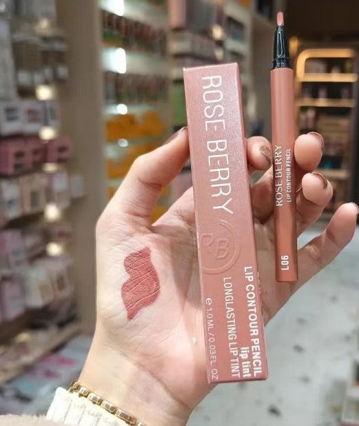 Rose Berry Long Lasting Lip Contour Pencil Matte