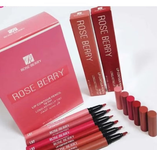 Rose Berry Long Lasting Lip Contour Pencil Matte
