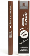 Rose Berry 4-Tip Eyebrow Tint, Smooth and Waterproof, Brown Color