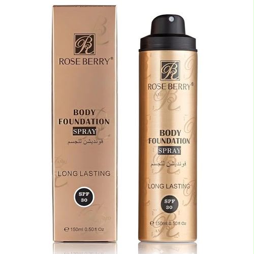 Rose Berry Body Foundation Spray – Natural Coverage & Long Lasting