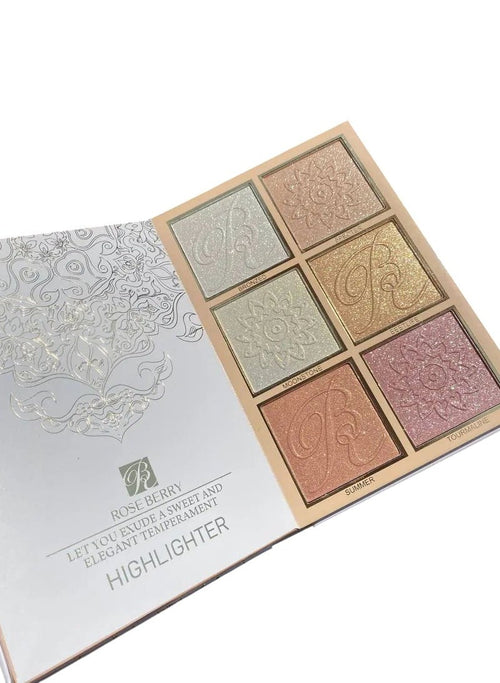 Makeup Book Palette open shades