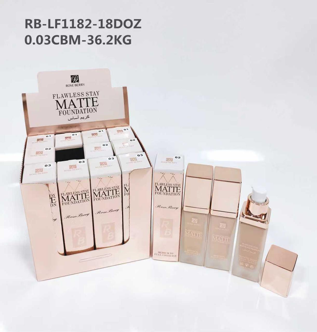 Rose Berry Flawless Stay Matte Foundation