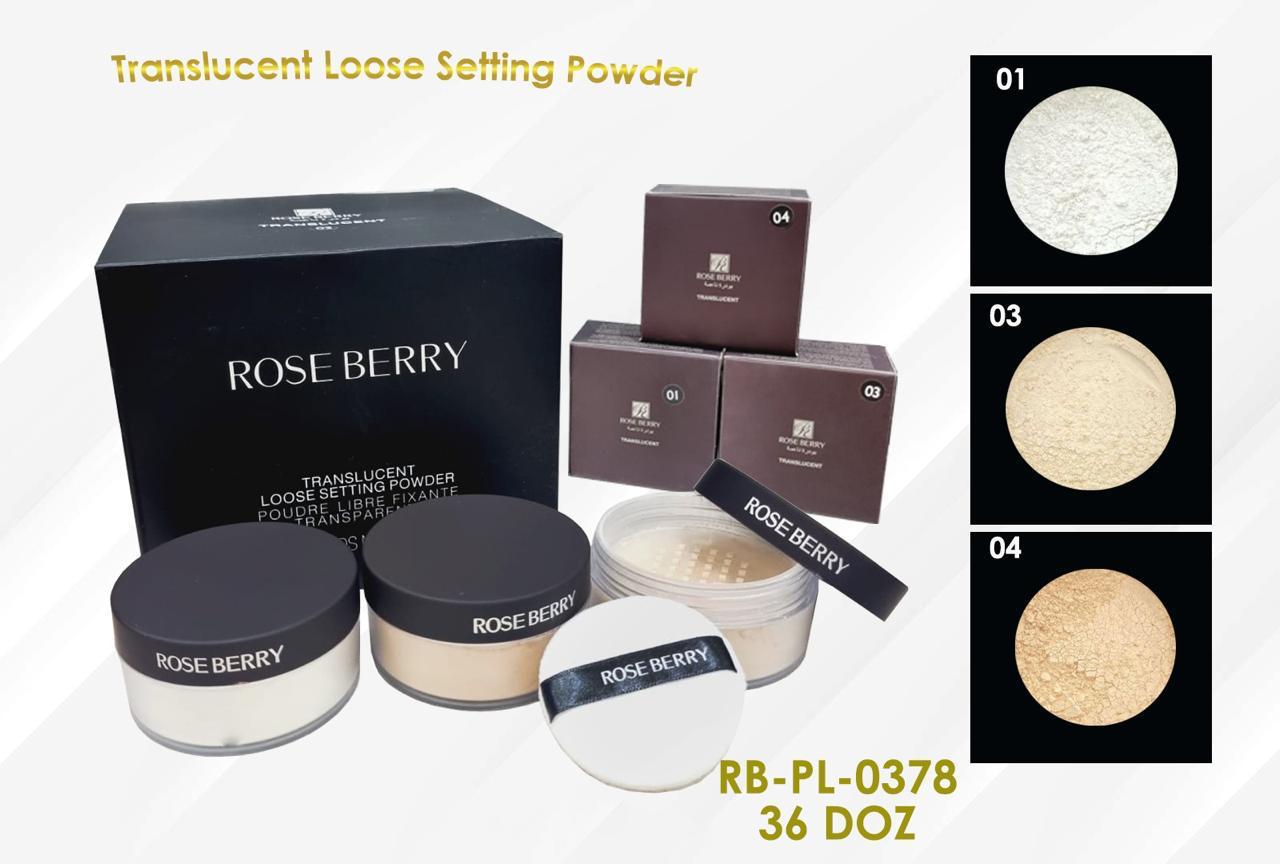 Rose Berry Translucent Loose Setting Powder