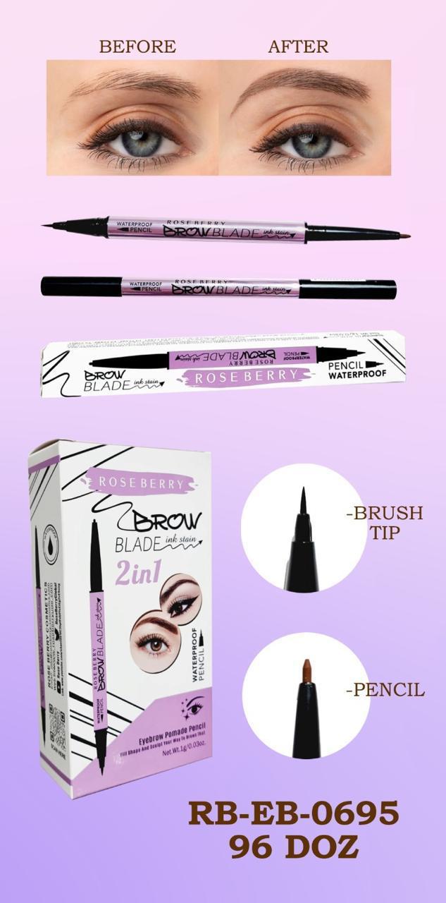 Rose Berry Brow Blade 2in1 Ink Stain