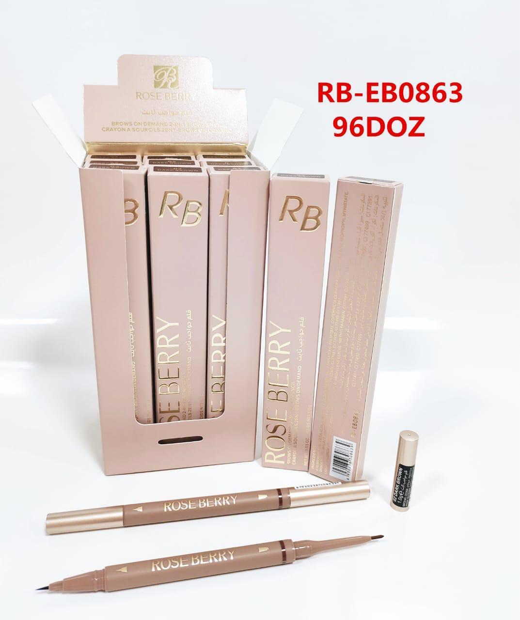 Rose Berry Brows On Demand 2-in-1 Brow Pencil