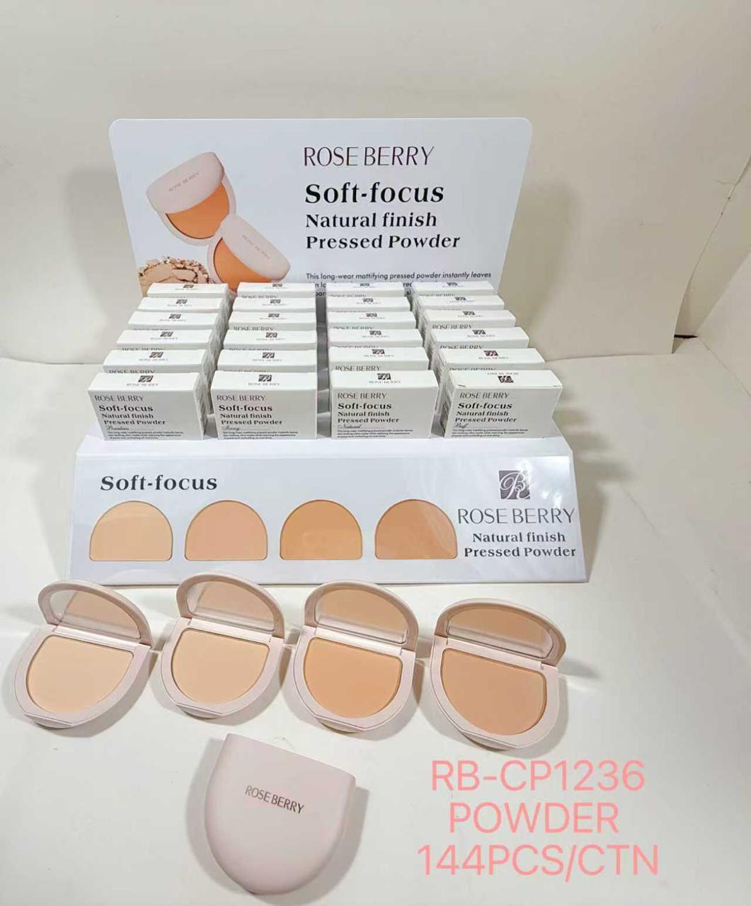 Rose Berry Soft-Focus Natural Finish Pressed Powder